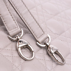 Large Lambskin Cannage Lady Dior
