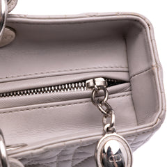 Large Lambskin Cannage Lady Dior