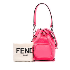 Mini Leather Mon Tresor Pocket Bucket Bag