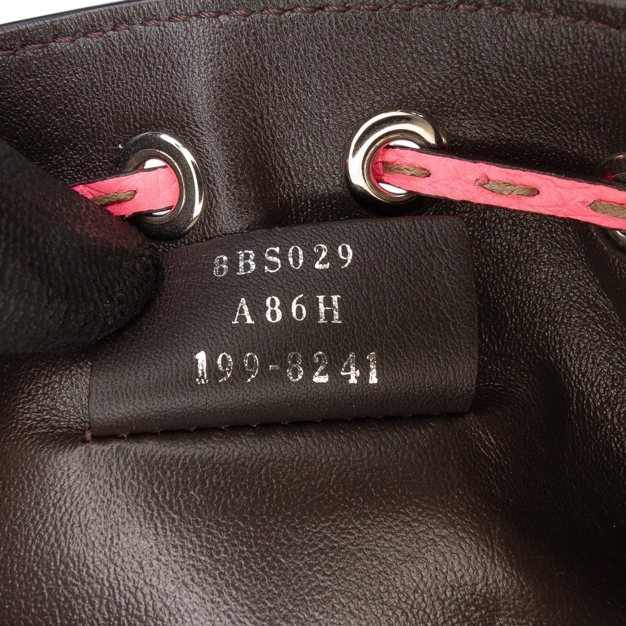 Mini Leather Mon Tresor Pocket Bucket Bag