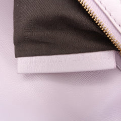 Zucca Embossed Leather Baguette Satchel
