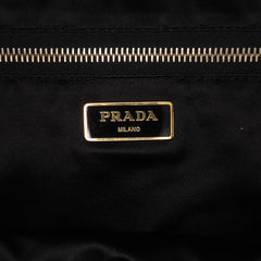 Sequined Satin Stripes Tote