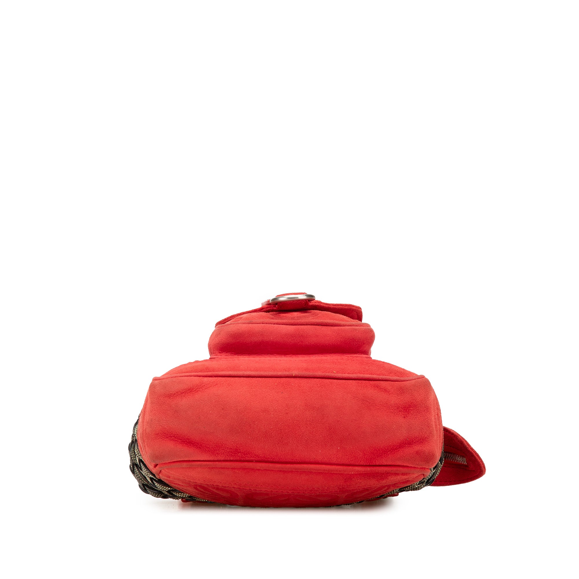 Mini Anagram Suede Handbag