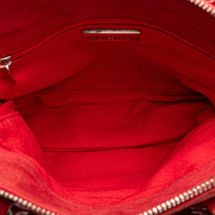 Mini Anagram Suede Handbag
