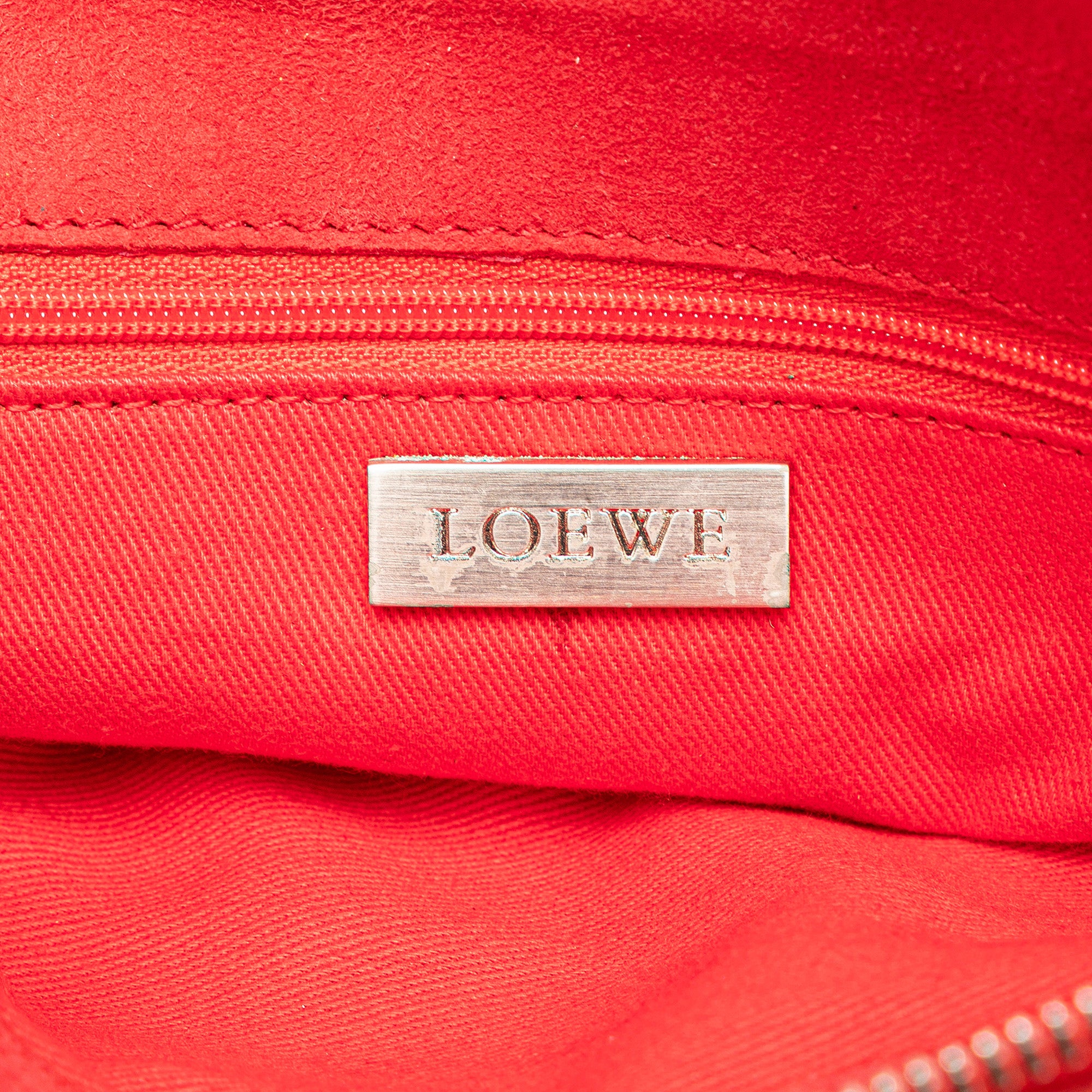 Mini Anagram Suede Handbag