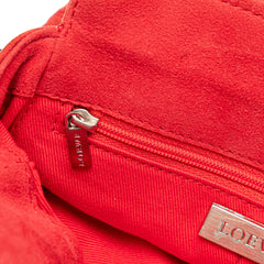 Mini Anagram Suede Handbag