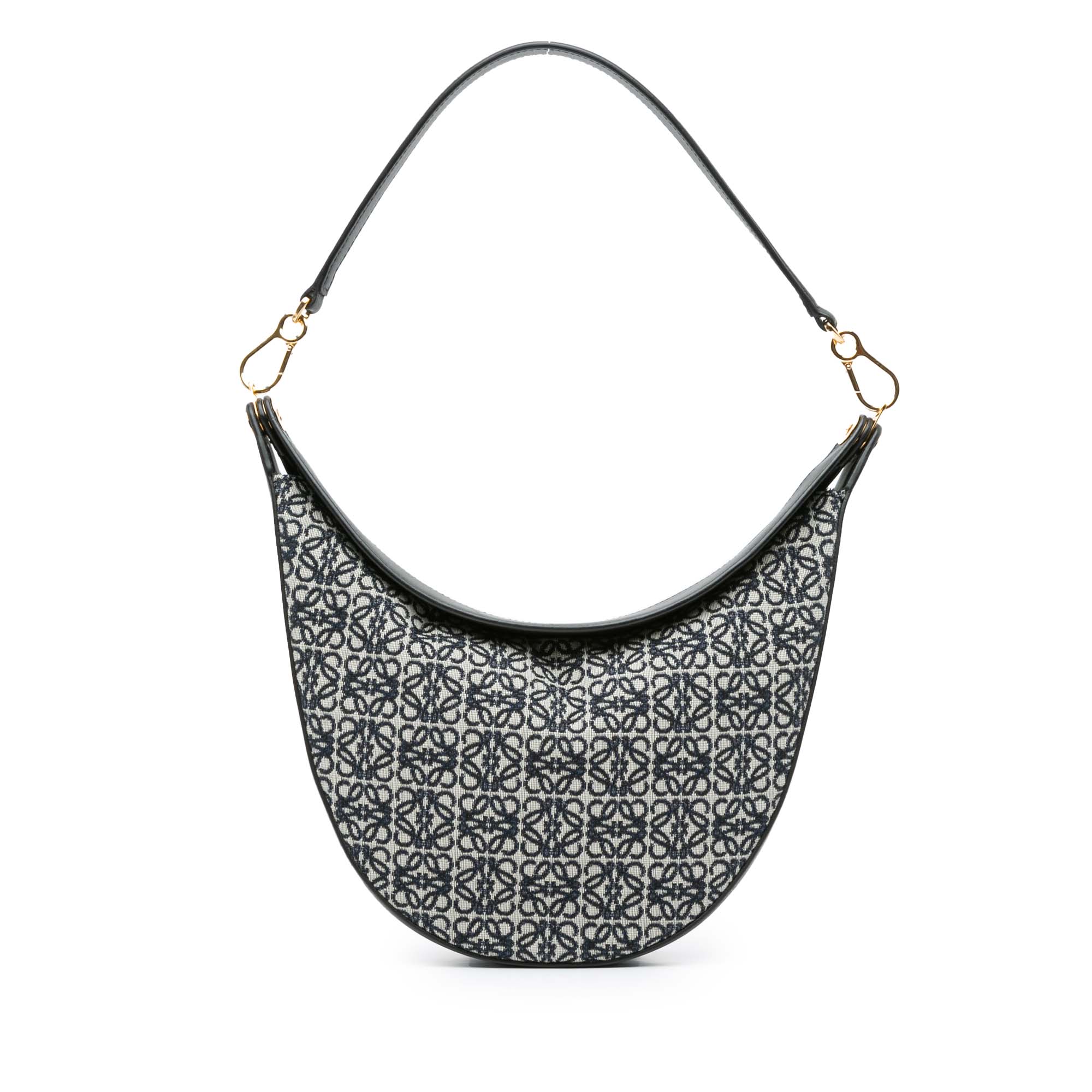 Anagram Canvas Luna Shoulder Bag