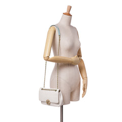CC Quilted Calfskin Single Flap