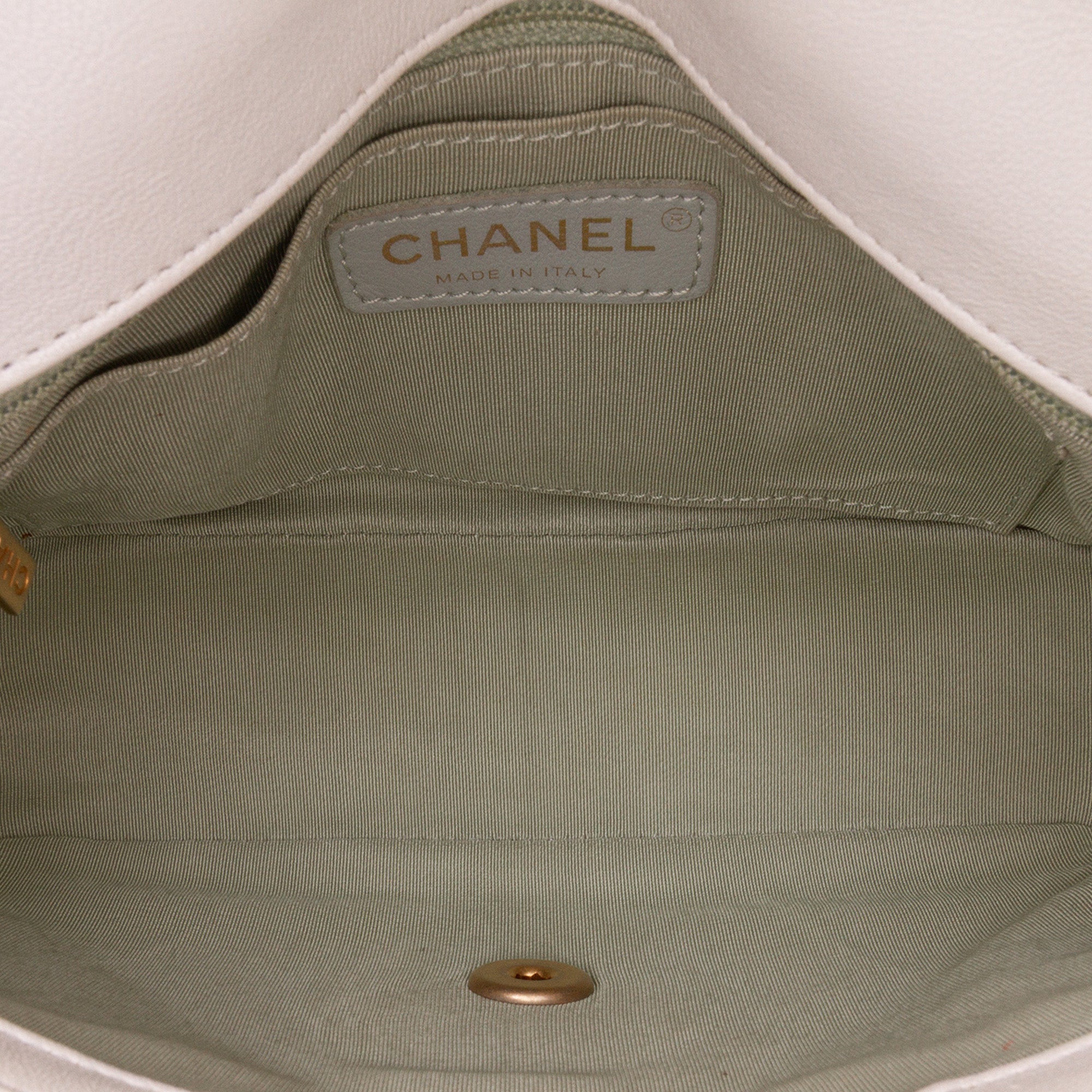 CC Quilted Calfskin Single Flap