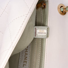 CC Quilted Calfskin Single Flap