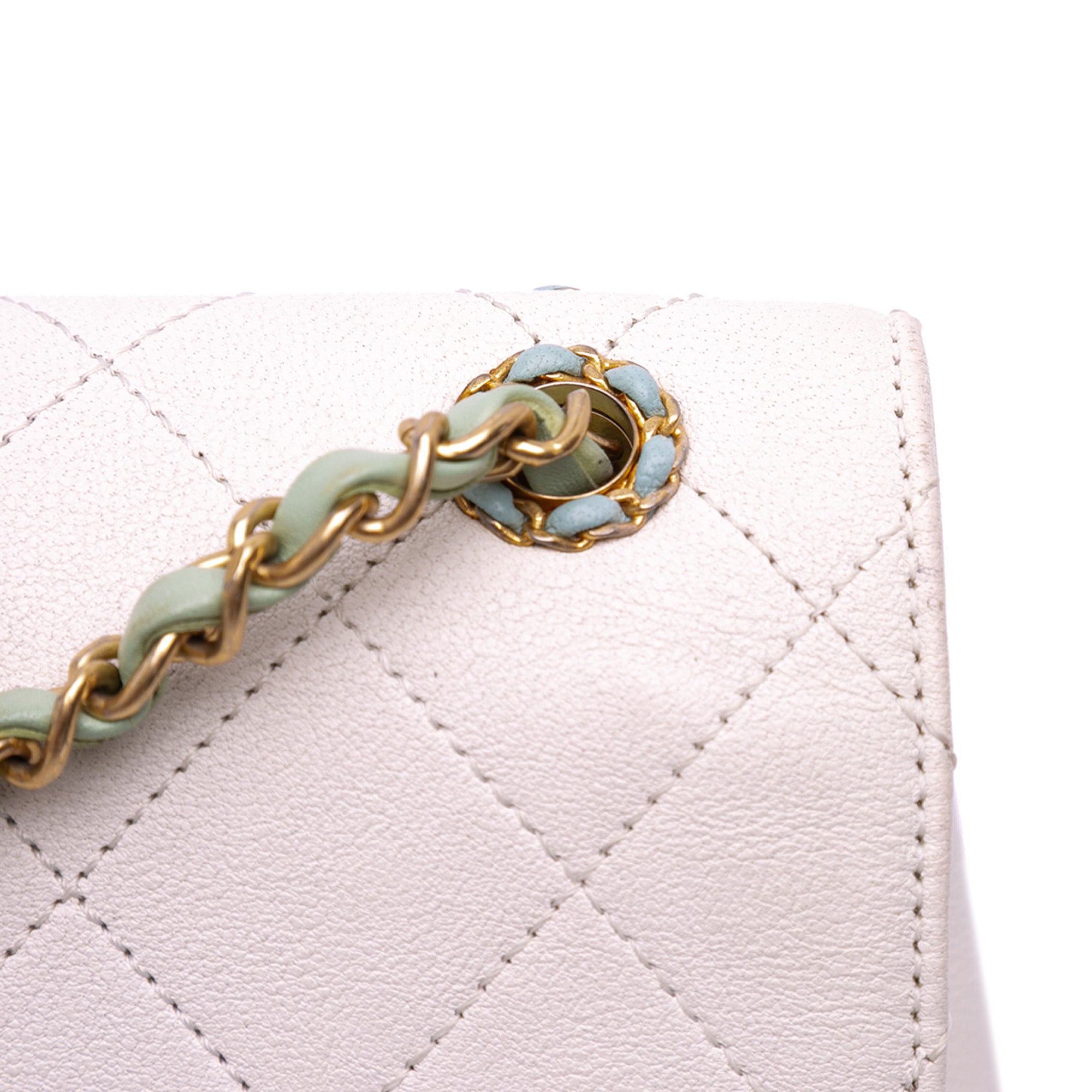 CC Quilted Calfskin Single Flap