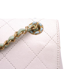 CC Quilted Calfskin Single Flap