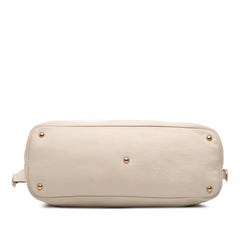 Leather Twill Satchel