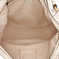 Leather Twill Satchel