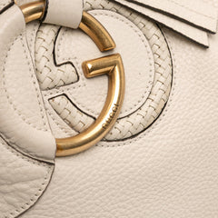 Leather Twill Satchel