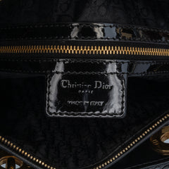 Large Patent Cannage Lady Dior