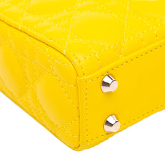 Micro Lambskin Cannage Lady Dior