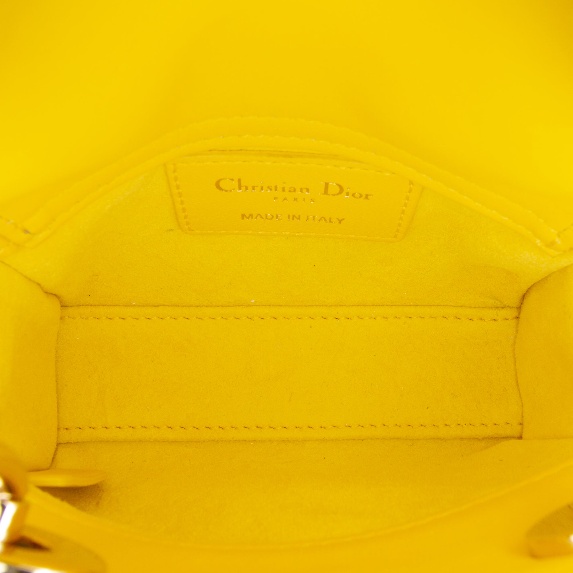 Micro Lambskin Cannage Lady Dior