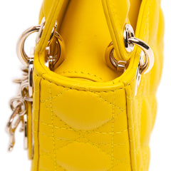 Micro Lambskin Cannage Lady Dior