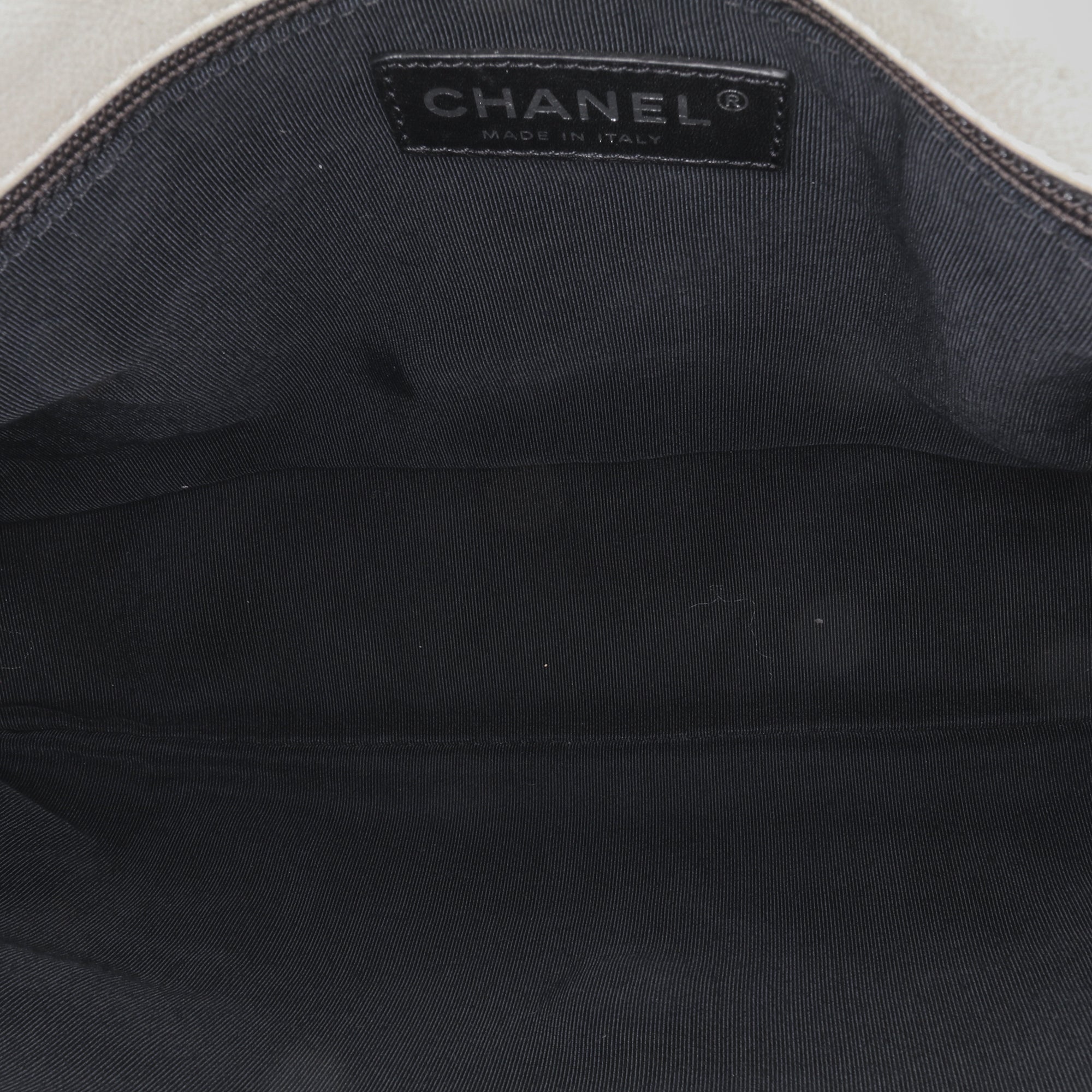 Large Iridescent Calfskin Chic Quilt Flap