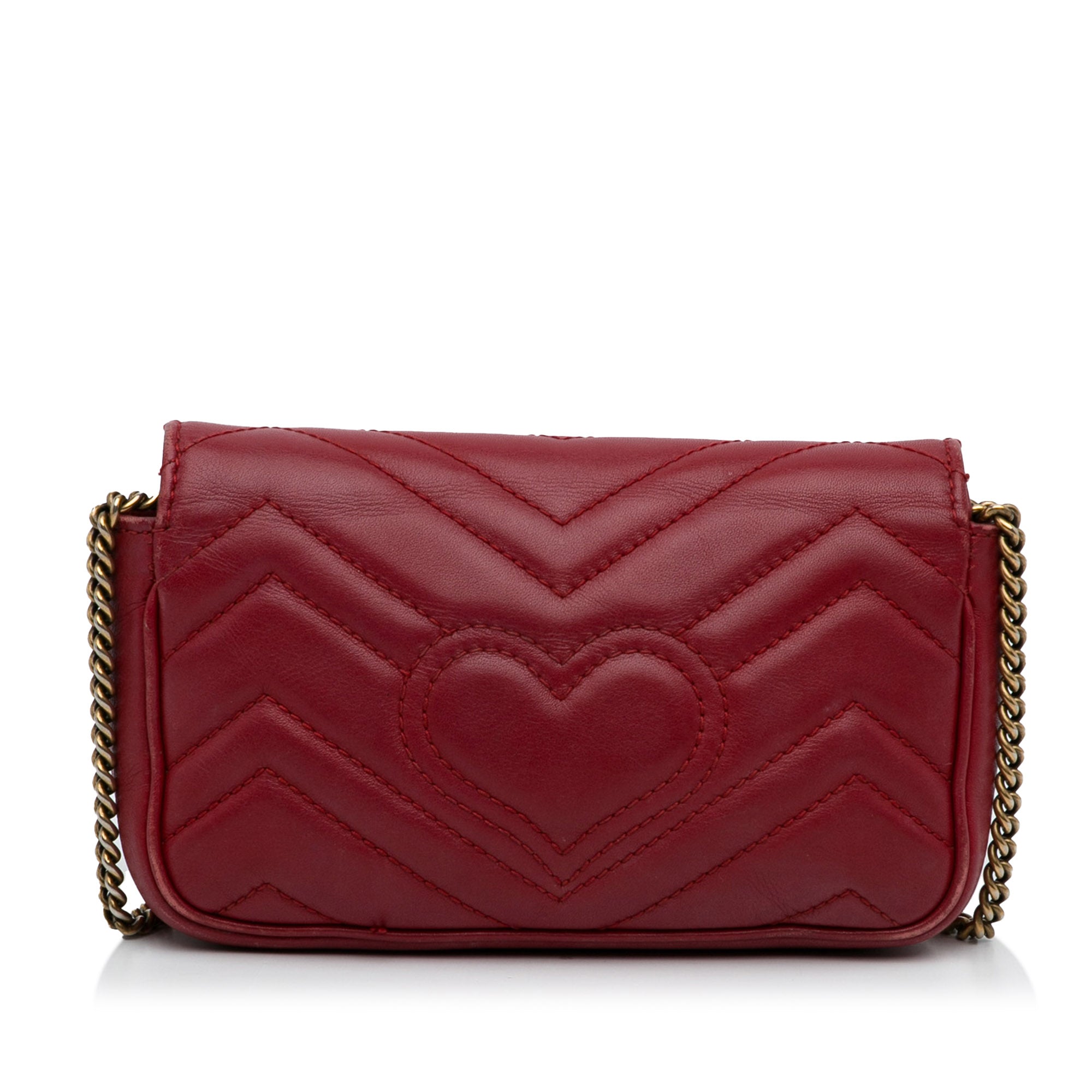 Super Mini GG Marmont Matelasse Crossbody Bag