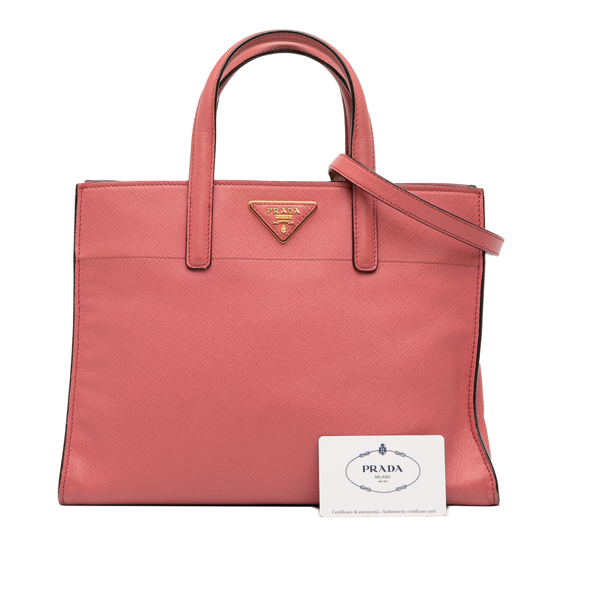 Saffiano Soft Triple Pocket Tote