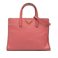 Saffiano Soft Triple Pocket Tote