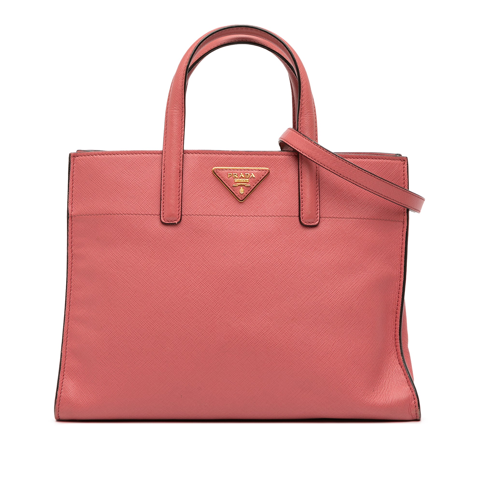 Saffiano Soft Triple Pocket Tote