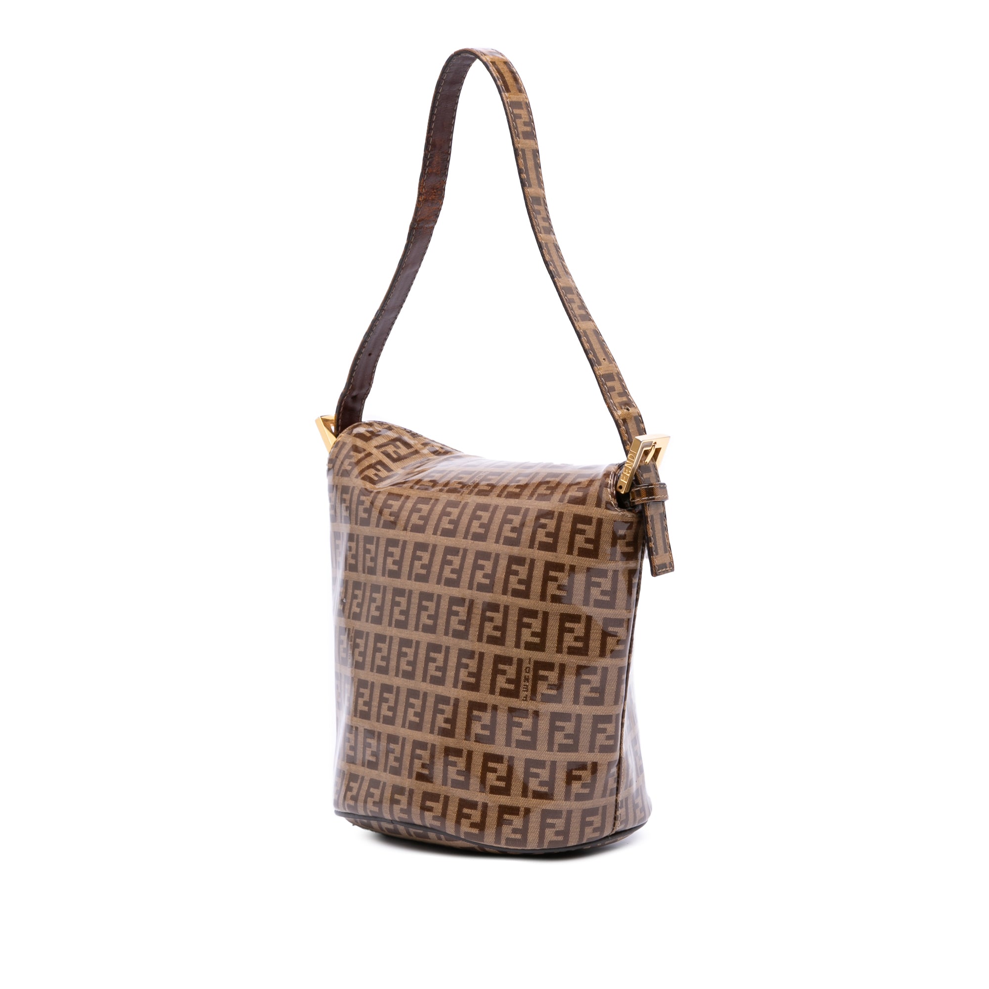 Zucchino Crystal Double Flap Bucket Bag