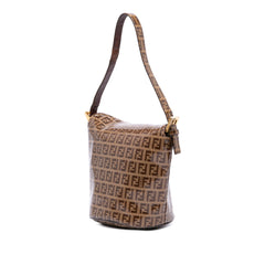 Zucchino Crystal Double Flap Bucket Bag