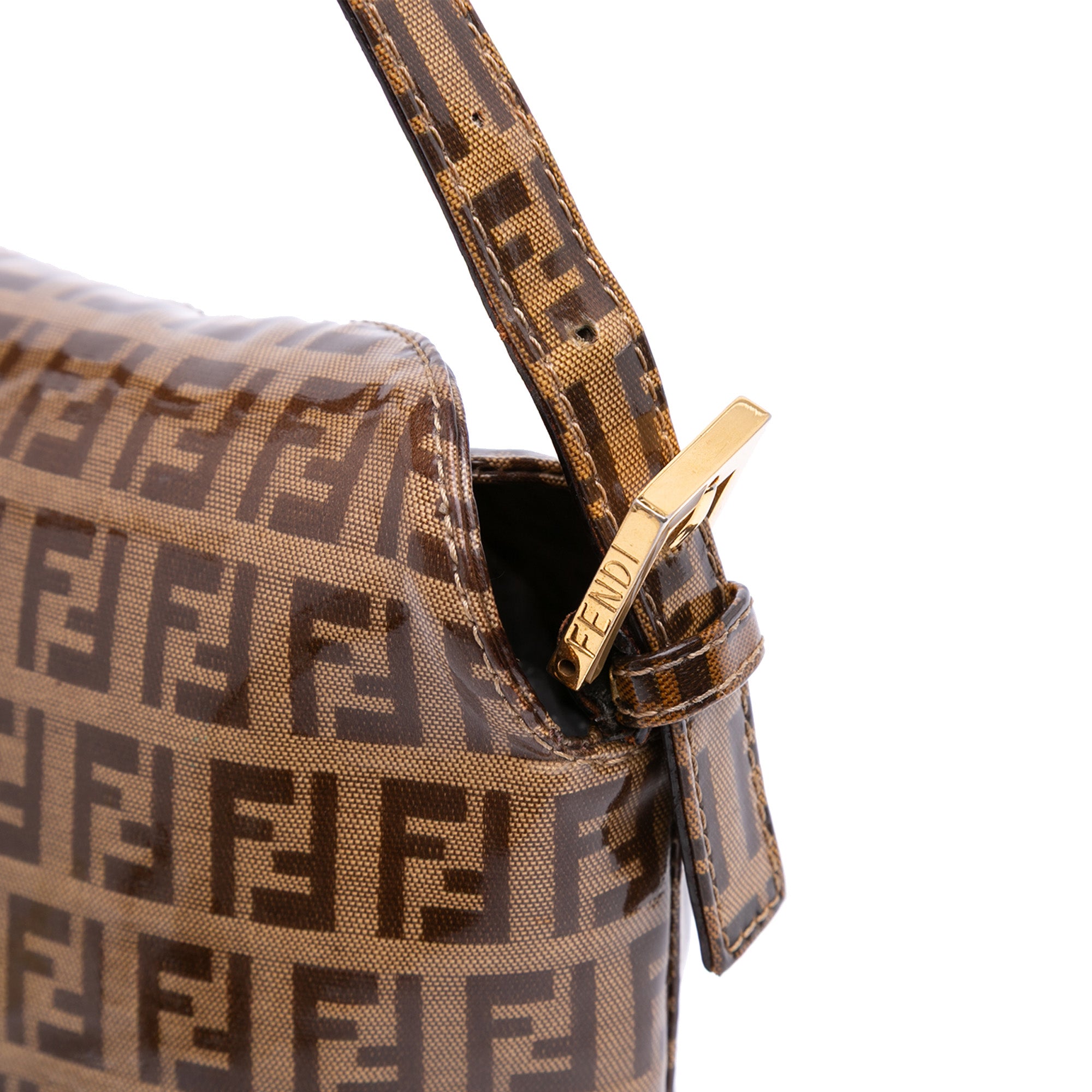 Zucchino Crystal Double Flap Bucket Bag