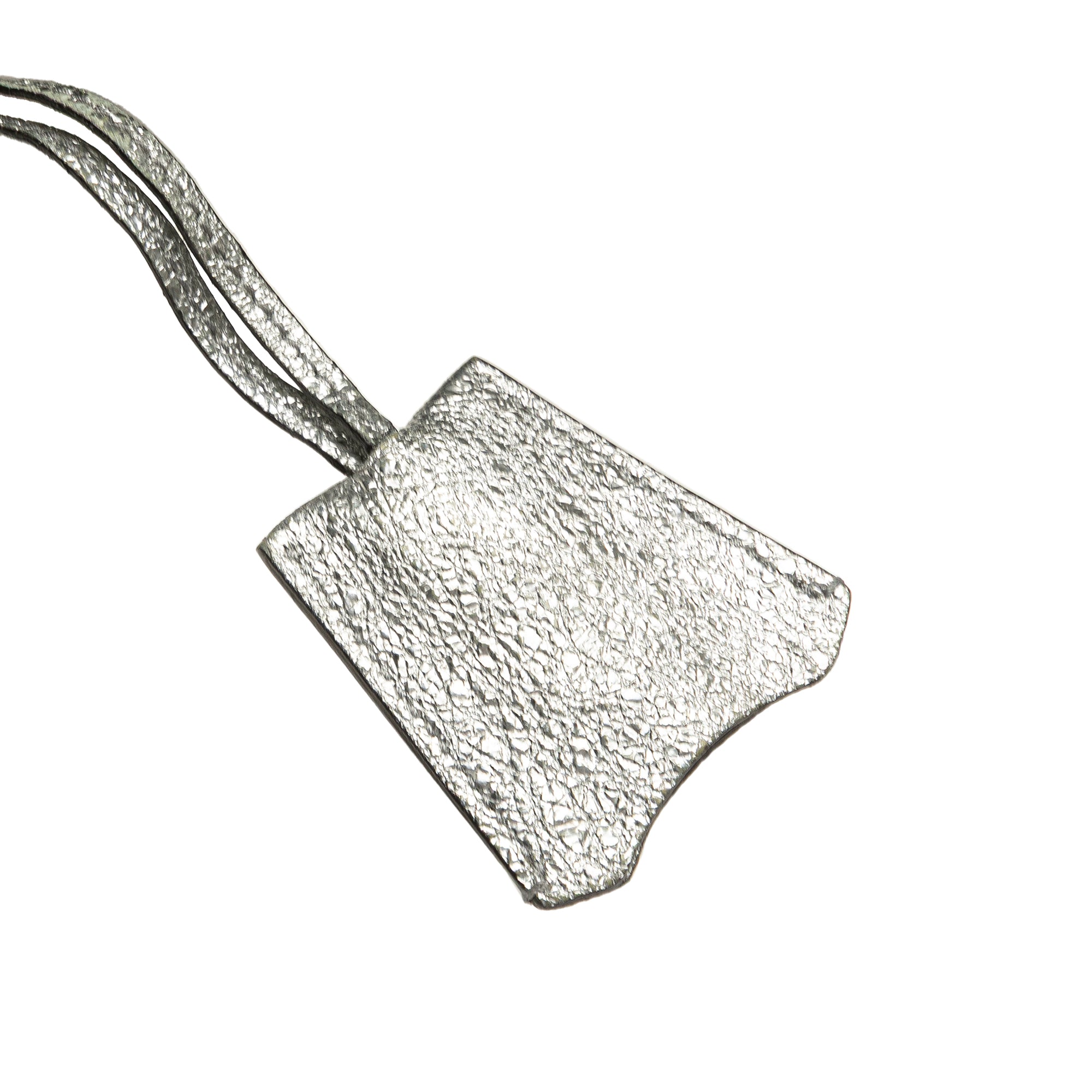 Small Metallic Leather Padlock Crossbody