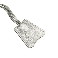 Small Metallic Leather Padlock Crossbody