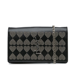 Small Monogram Heart Studded Kate Crossbody