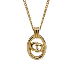 Oval CD Pendant Necklace