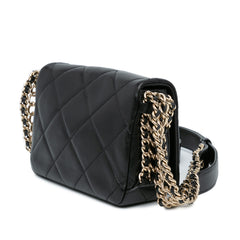 Mini Quilted Lambskin Multi Chain Flap