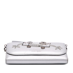 Metallic Leather Creature Wallet On Chain