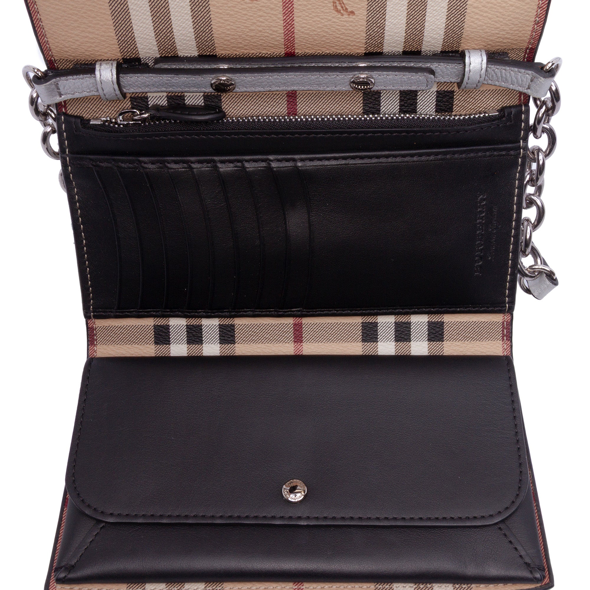 Metallic Leather Creature Wallet On Chain