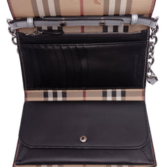 Metallic Leather Creature Wallet On Chain