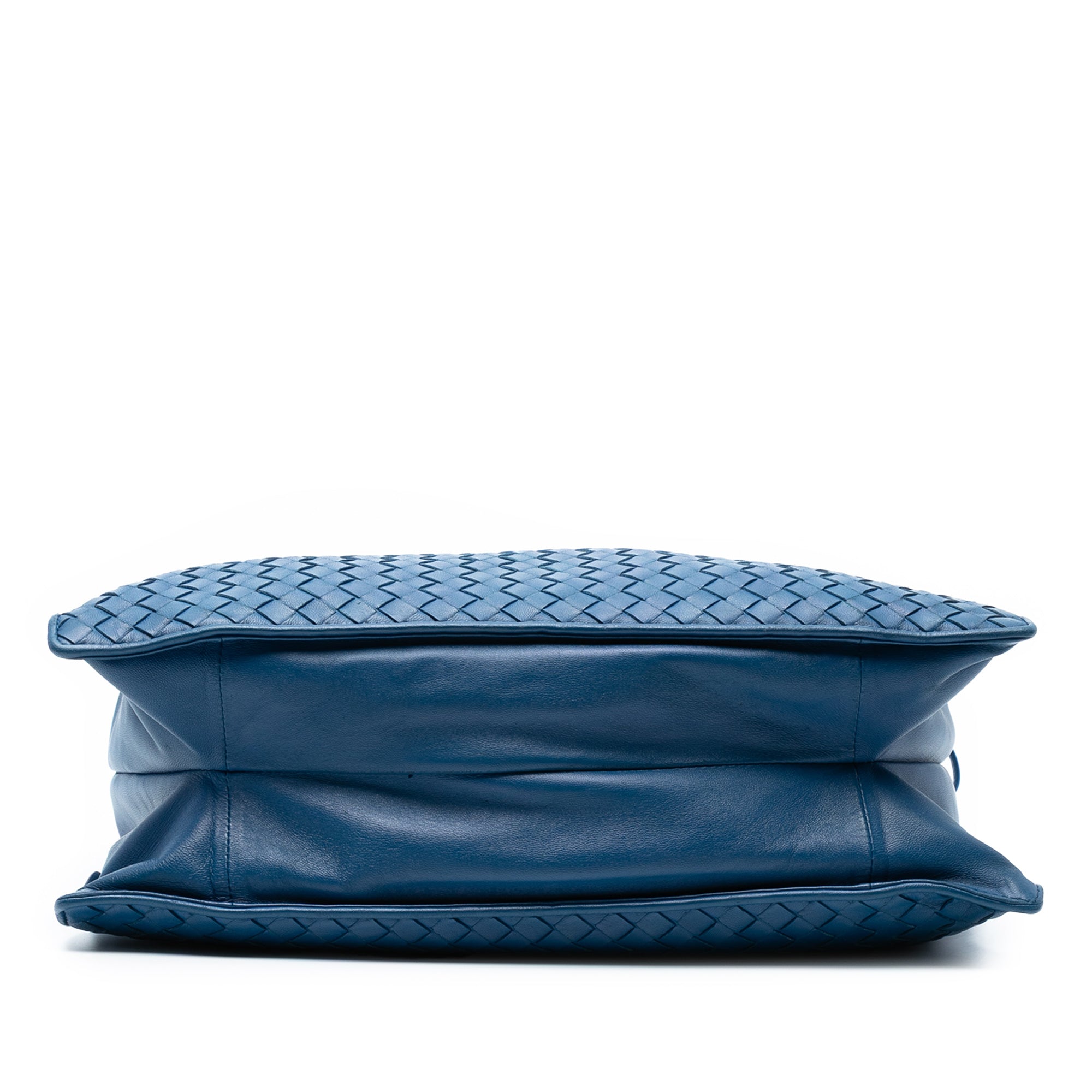 Nappa Intrecciato Drawstring Shoulder Bag