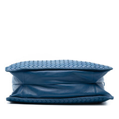 Nappa Intrecciato Drawstring Shoulder Bag