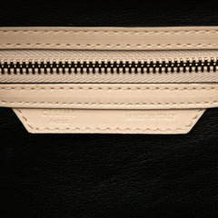 Mini Bicolor Leather Luggage Tote