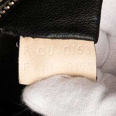 Mini Bicolor Leather Luggage Tote