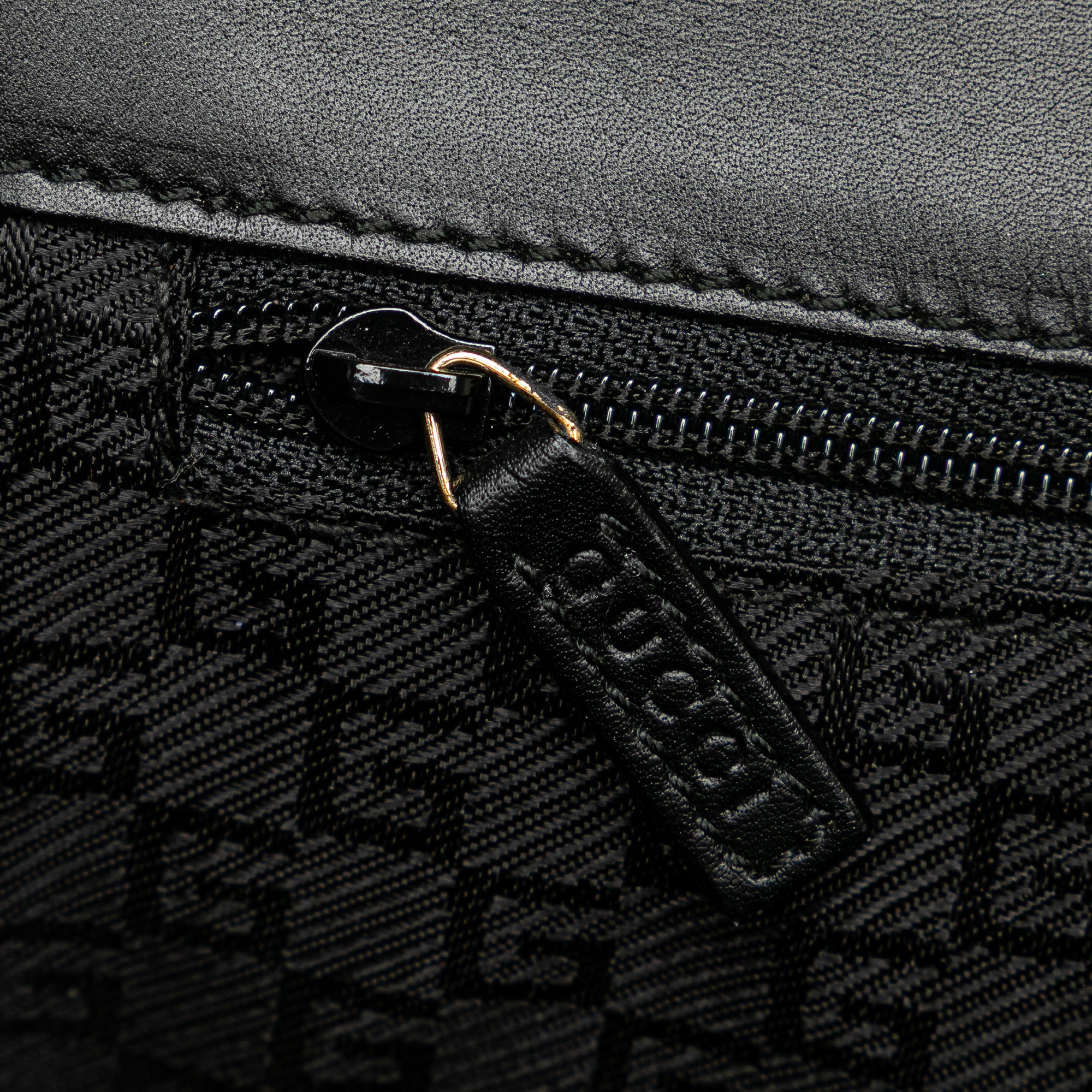 Canvas and Leather Square G Flap Shoulder Bag