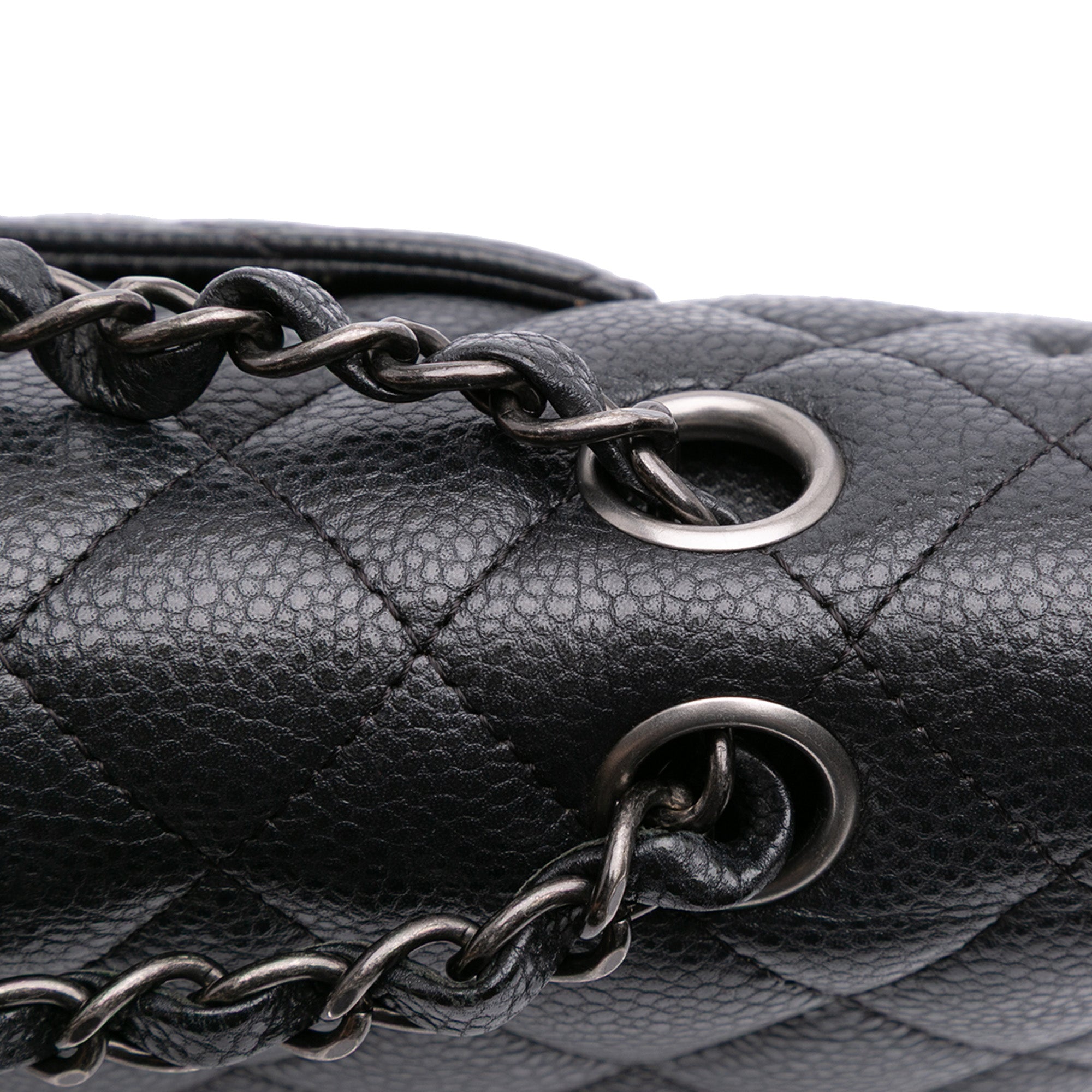 Medium Classic Caviar Double Flap