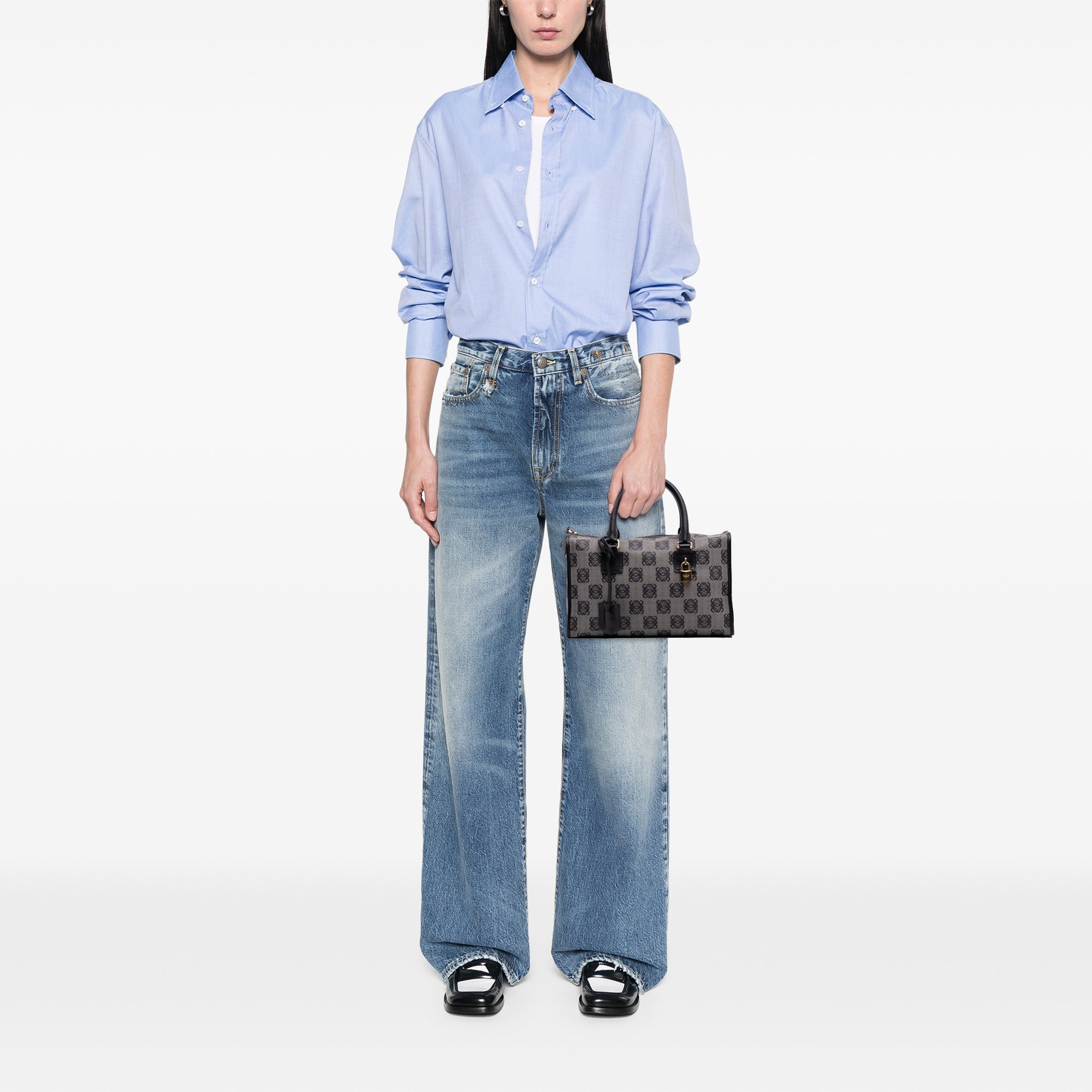 Anagram Coated Canvas Handbag