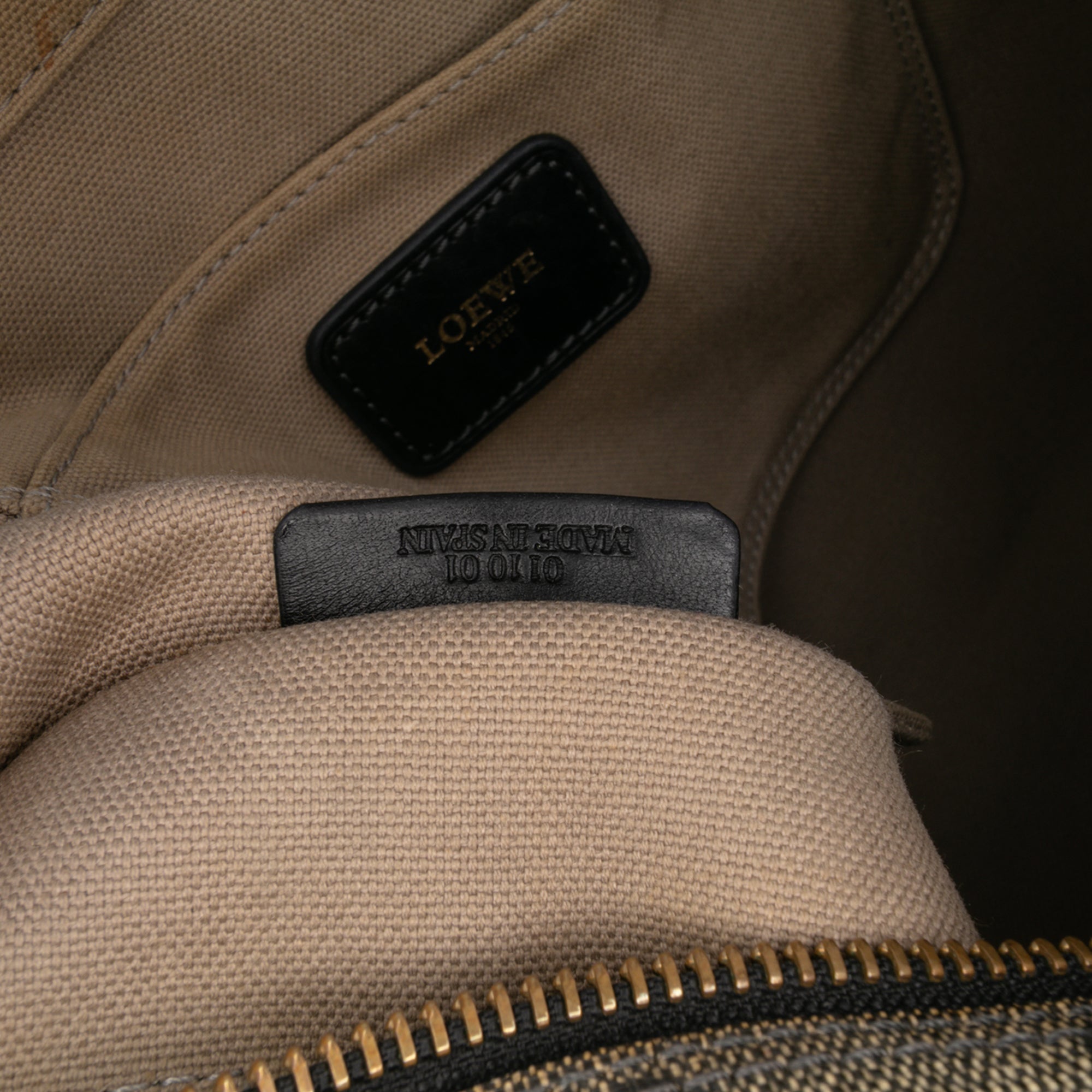Anagram Coated Canvas Handbag