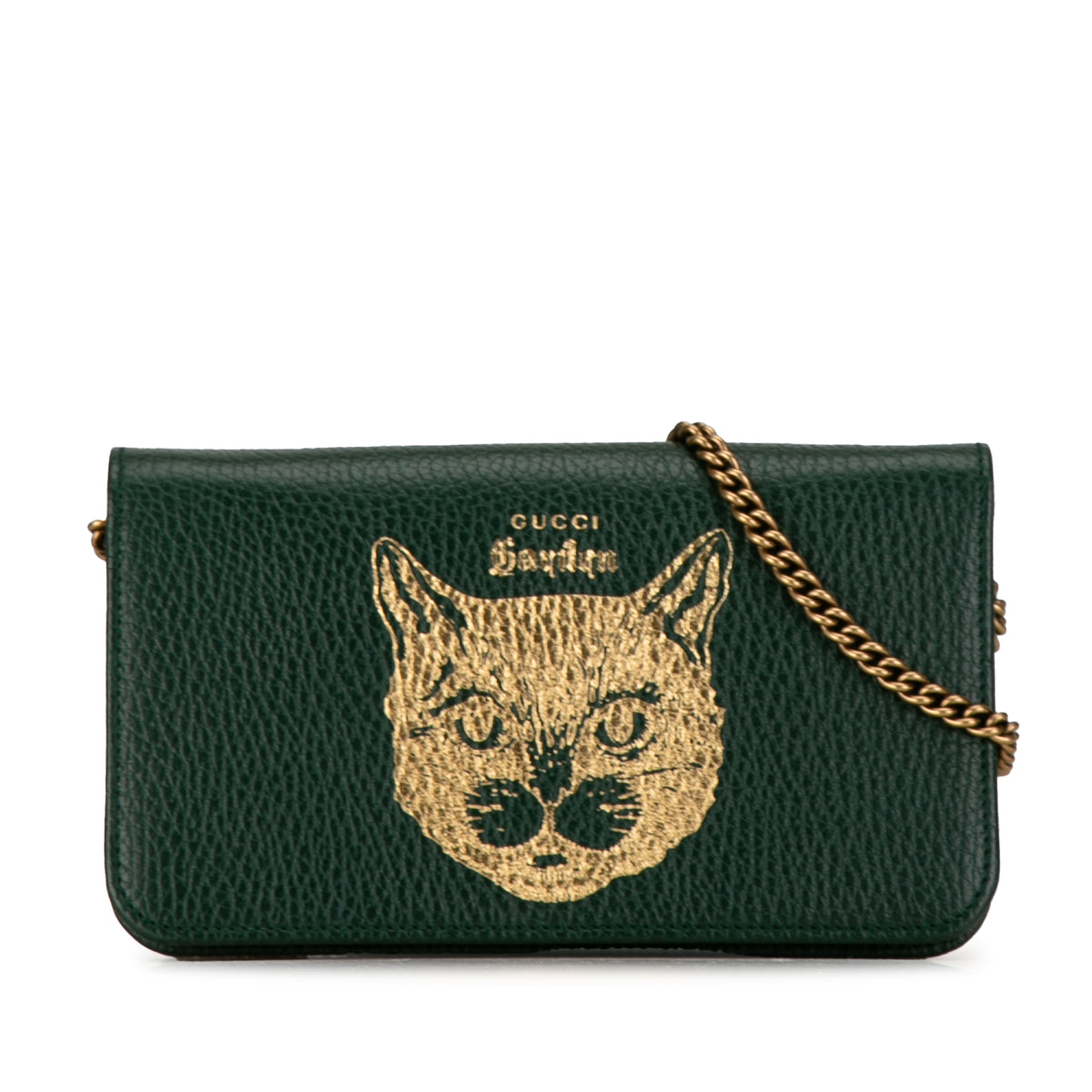 Leather Garden Mystic Cat Wallet On Chain_0