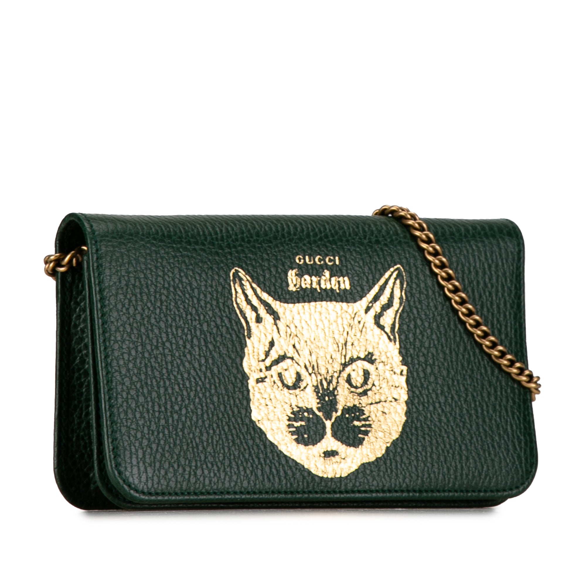 Leather Garden Mystic Cat Wallet On Chain_1