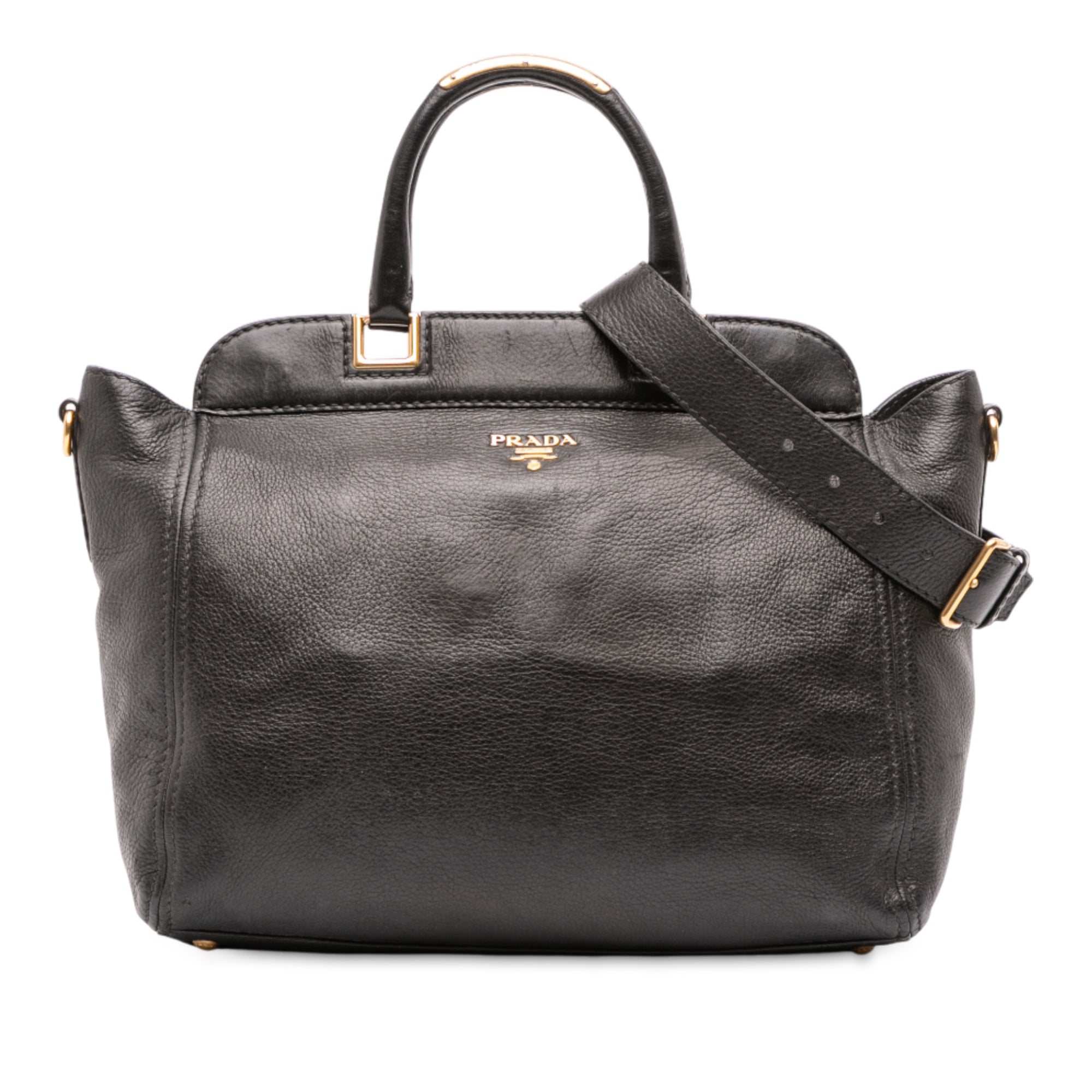Vitello Daino Frame Convertible Tote